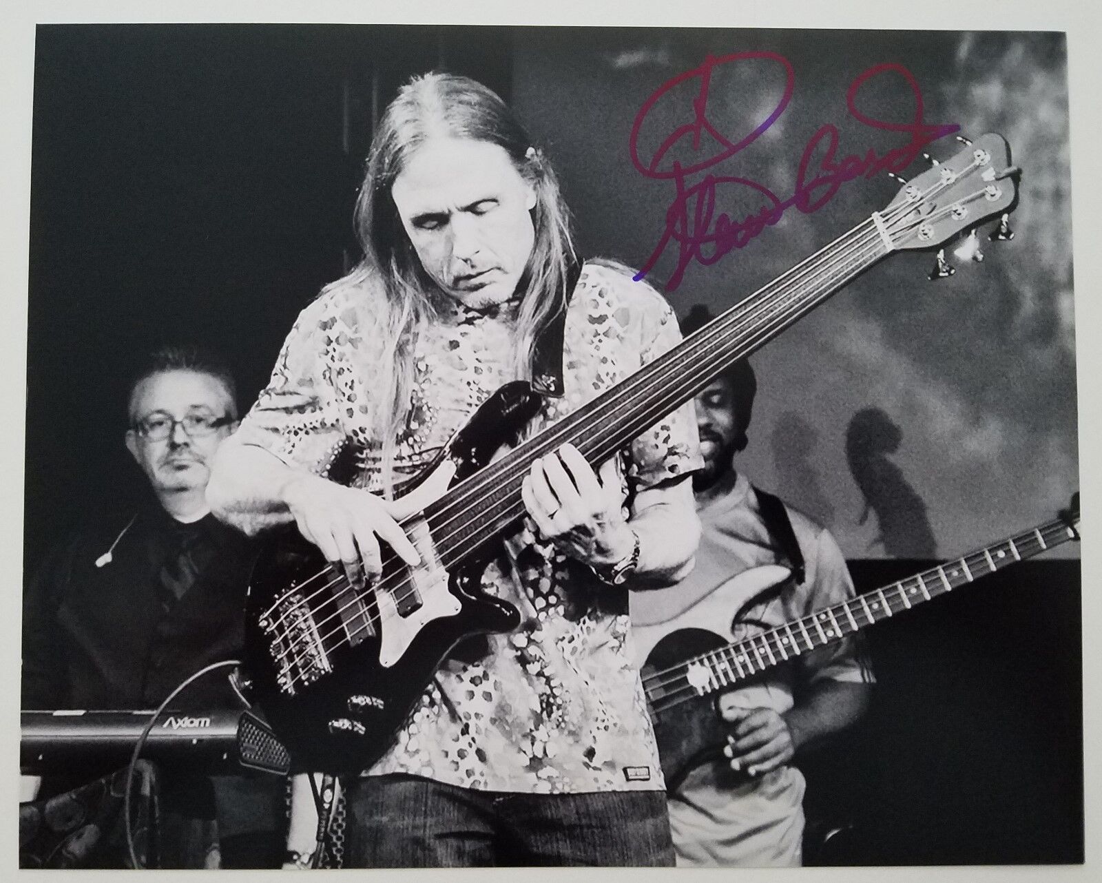 Steve Bailey Signed 8x10 Photo Poster painting Jazz Fusion Bassist Musician Rare Auto RAD