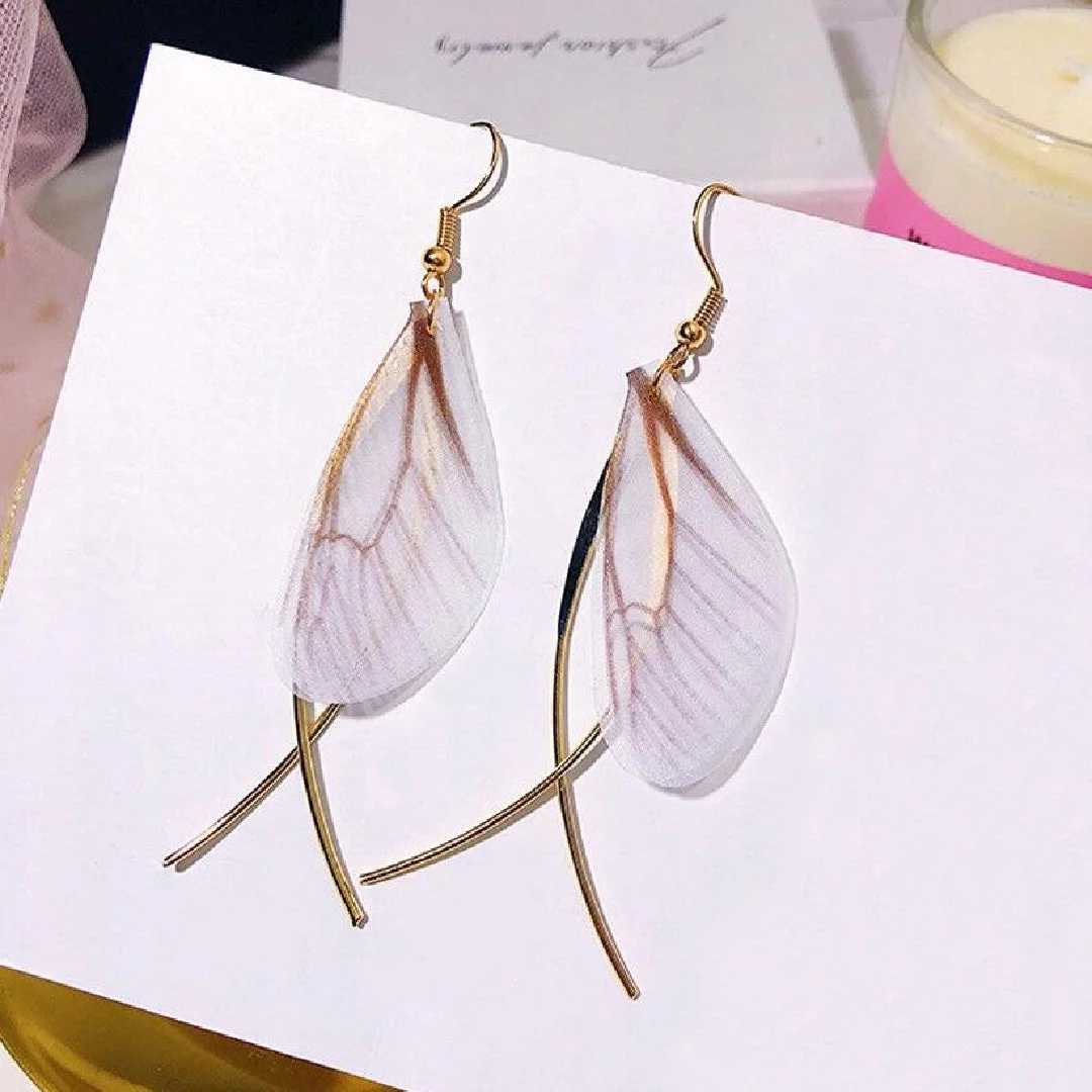 Butterfly Wing Statement Earrings