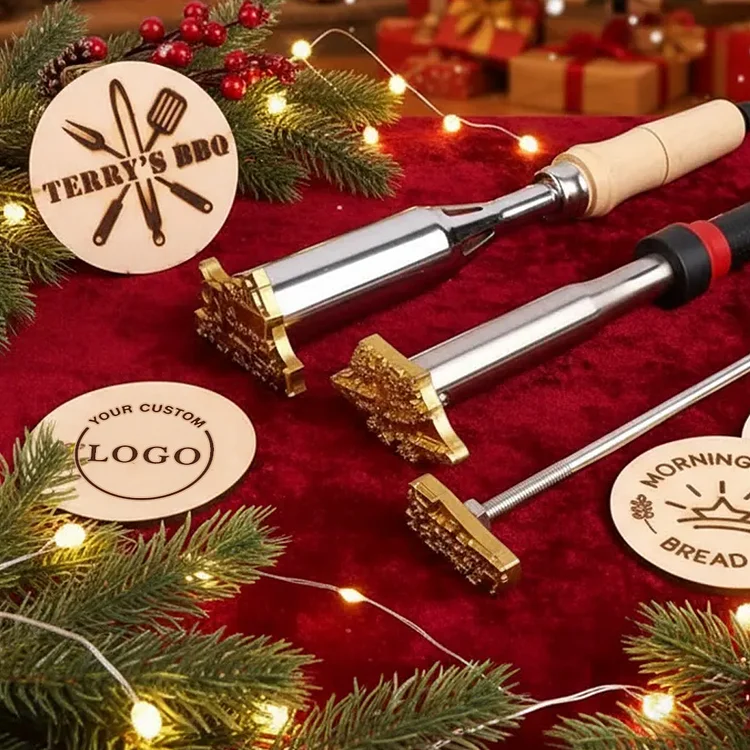 Personalized Wood Branding Iron, Custom Electric Branding Iron with Custom Stamp, Christmas Gift for Woodworkers