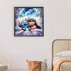 Stitch und die Prinzessin - runder Bohrer Diamond Painting - 30*30cm