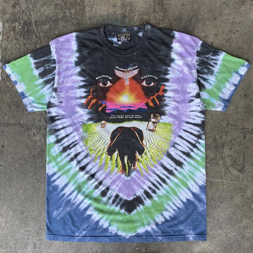 Statement tie-dye print T-shirt