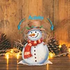 Snowman DIY Acrylic Shaking Head 5D DIY Diamond Art Tabletop Ornament Home Decor