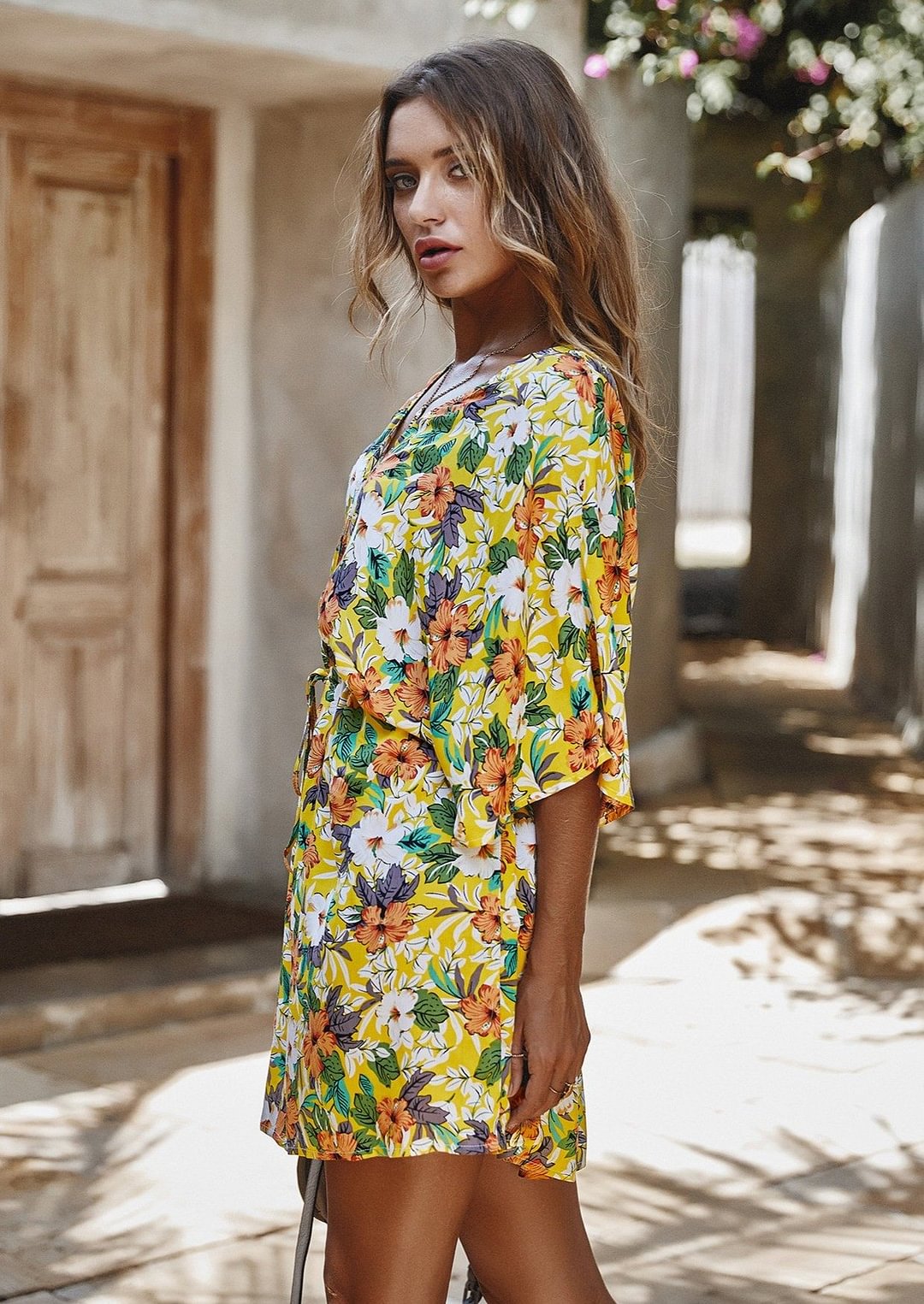 Women’s Floral Print Mini Dresses丨August Lemonade