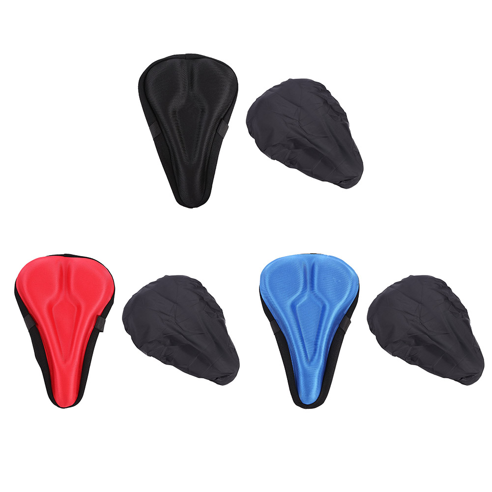 

Bicycle Seat Saddle Widen Soft Comfortable MTB Bike Cycling Cushion Covers, Dark blue, 501 Original