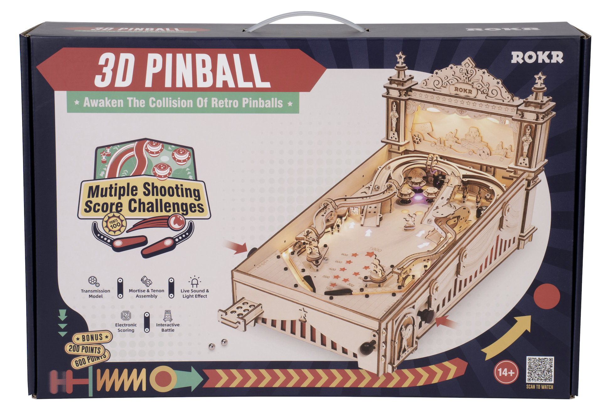 Pinball Diy Kit For Kids: Create & Play