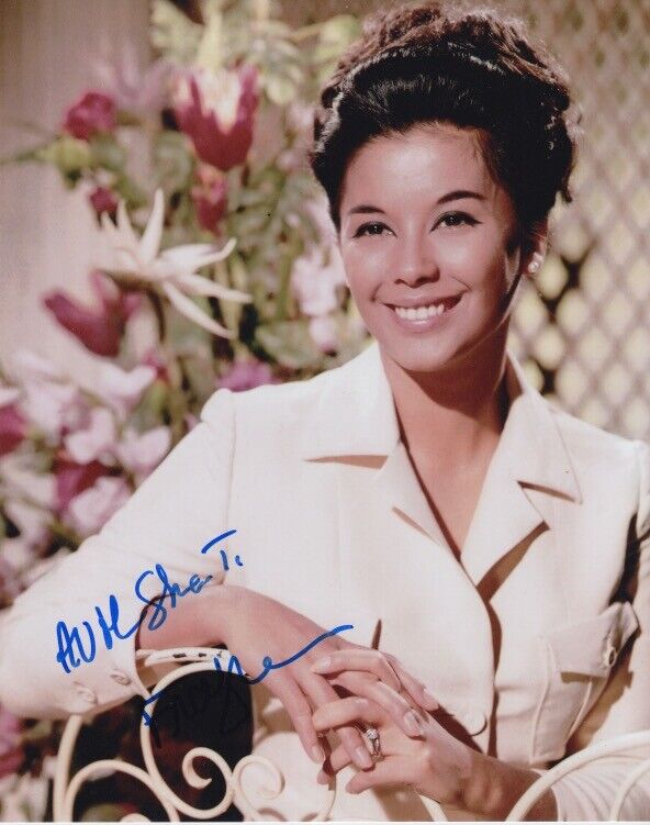 France Nuyen South Pacific signed 8x10 Photo Poster painting