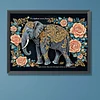 Elefant - speziell geformte Diamantmalerei - 30 * 40cm