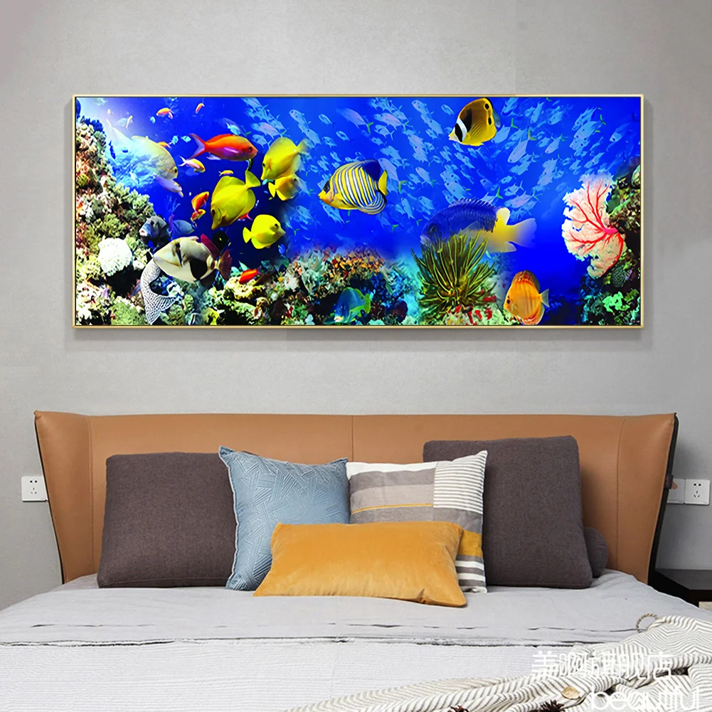 Diamond Painting - Full Round Drill - Color Deep Sea(100*40cm)