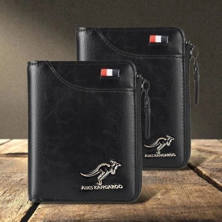 Fossy Multi-Function Waterproof Leather RFID Blocking Wallet 