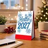 Moon Animals Diamond Art Monthly Flip Tabletop Calendar January 2027 - December 2027 Small Desktop Calendar Planner for Living Room Bedroom Office Desk Gift Giving