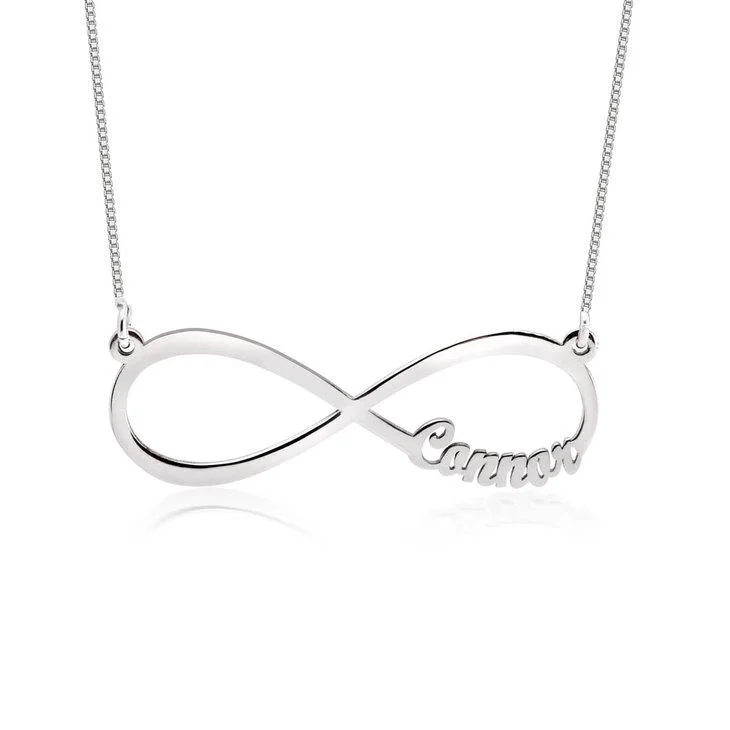 Infinity Necklace With Names