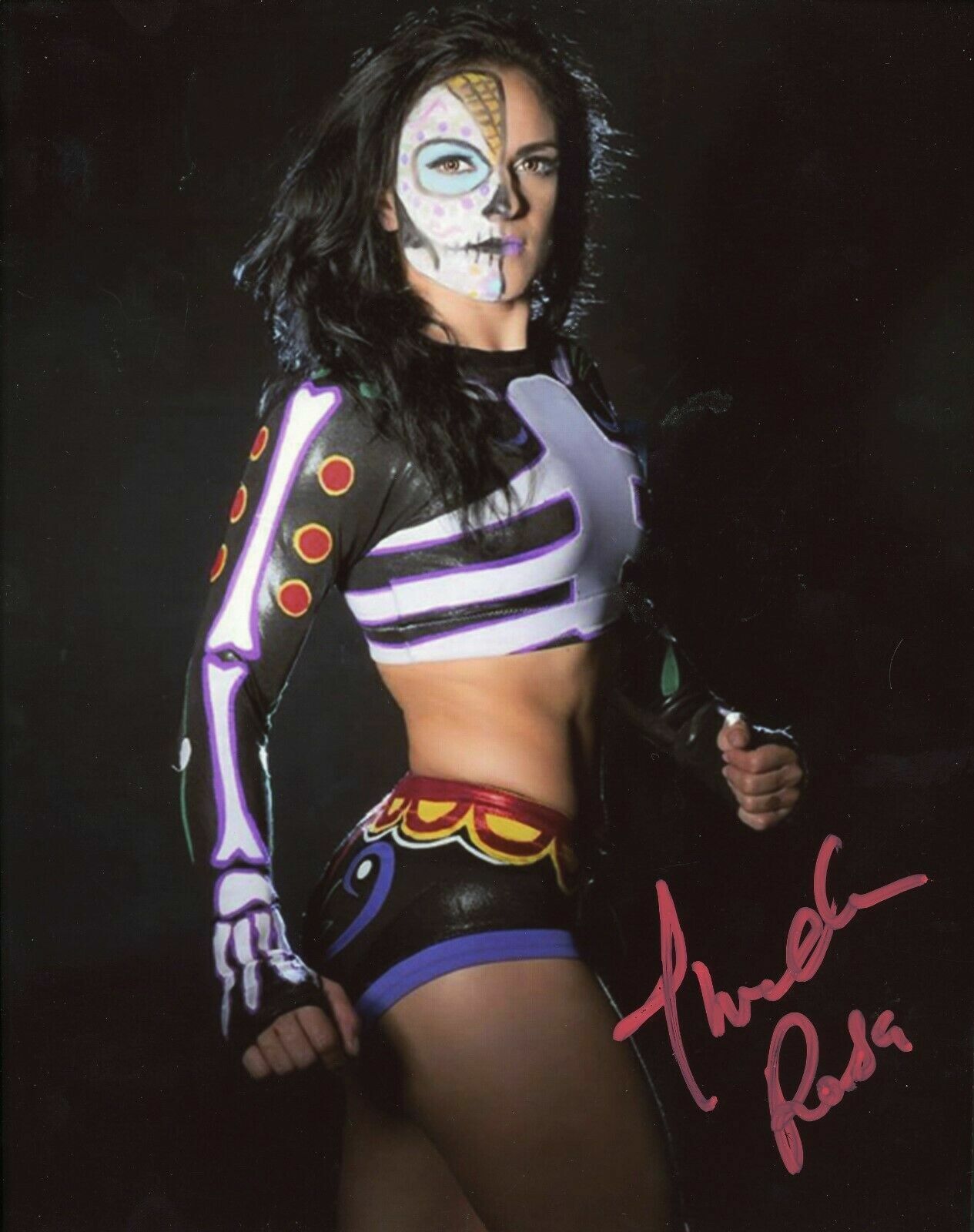 Thunder Rosa ( WWF WWE ) Autographed Signed 8x10 Photo Poster painting REPRINT