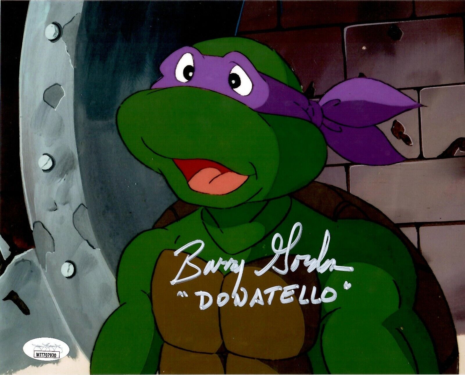 Barry Gordon signed inscribed 8x10 Photo Poster painting JSA Teenage Mutant Ninja Turtles