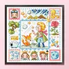 Prince-14CT Stamped Cross Stitch Egyptian Cotton 30*30cm/11.81*11.81in tapestrymarket