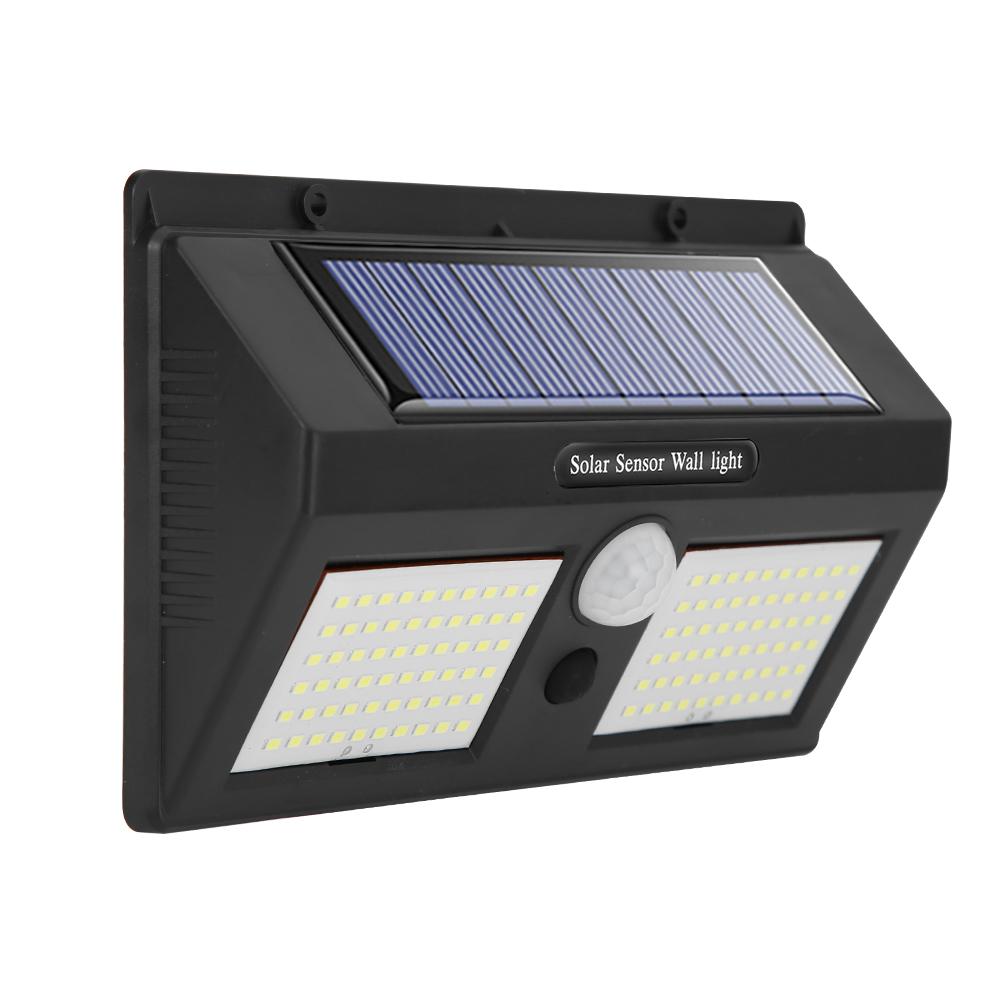 

120LED Solar Two-Sided Motion Sensor Wall Lamp Outdoor Yard Security Light, 501 Original