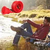 6Pcs Fishing Rod Cover with Elastic Rope Mesh Fishing Pole Protect Sleeve (Camo)