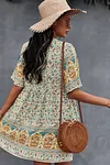 Boho Flutter Sleeves Pocketed Dress