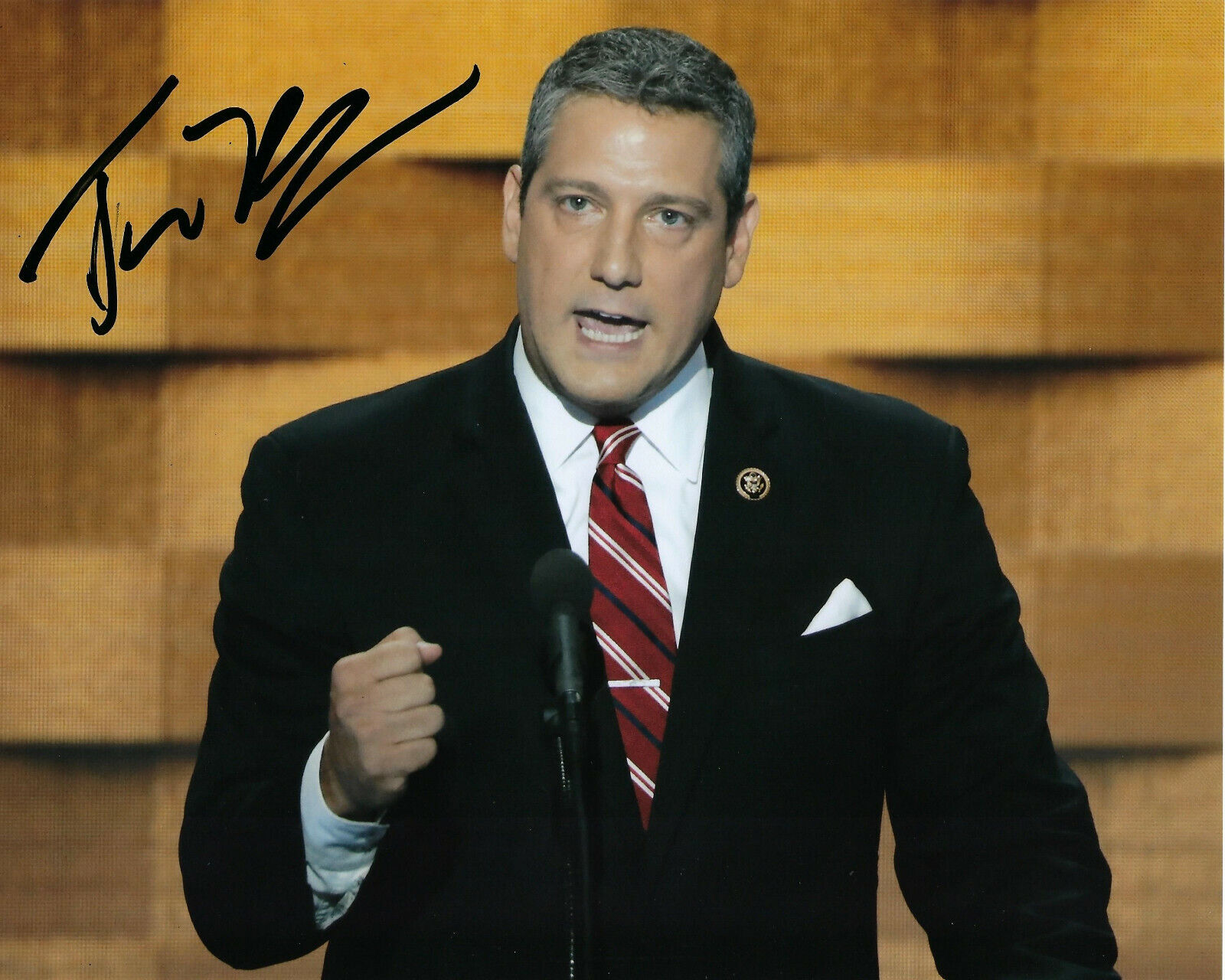 SENATOR TIM RYAN - 2020 DEMOCRATIC CANDIDATE - SIGNED AUTHENTIC 8x10 Photo Poster painting COA