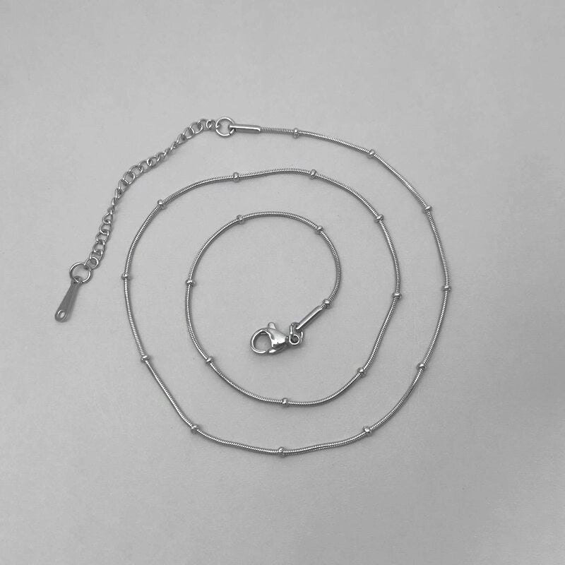 Casual Minimalist Solid Color 201 Stainless Steel Necklace