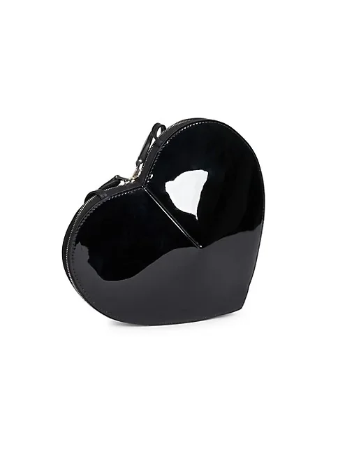 Ala&iuml;a Le Coeur Leather Convertible Shoulder Bag