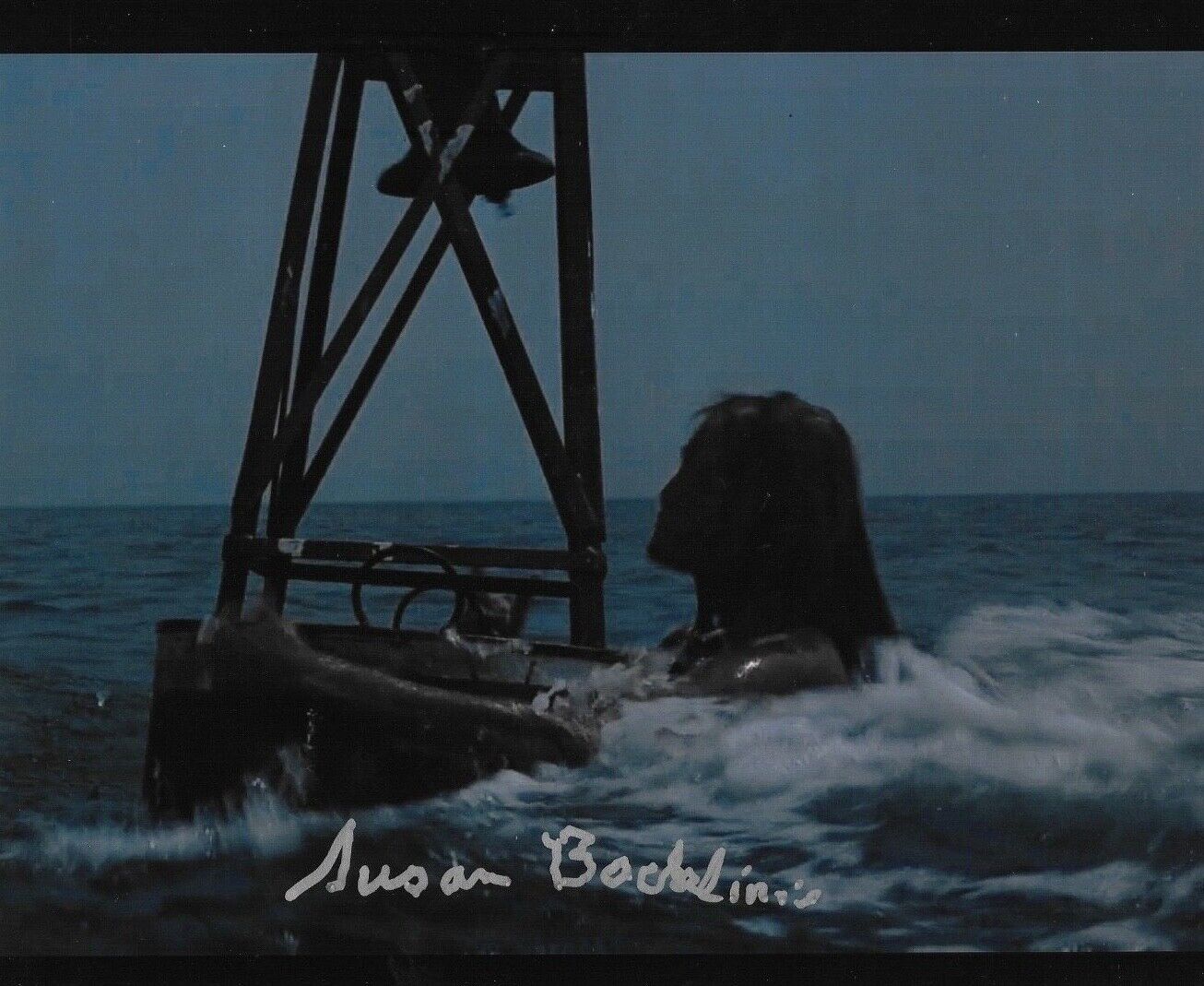 * SUSAN BACKLINIE * signed 8x10 Photo Poster painting * JAWS CRISSIE * PROOF * COA * 10