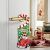 Christmas Snowman Diamond Painting Door Handle Hanging Sign Door Wooden Pendant Kit