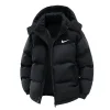 Men's Thick Warm Jacket With Detachable Hood