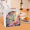 Acrylic Butterfly Diamond Painting Napkin Rack Decor for Home Office Decor