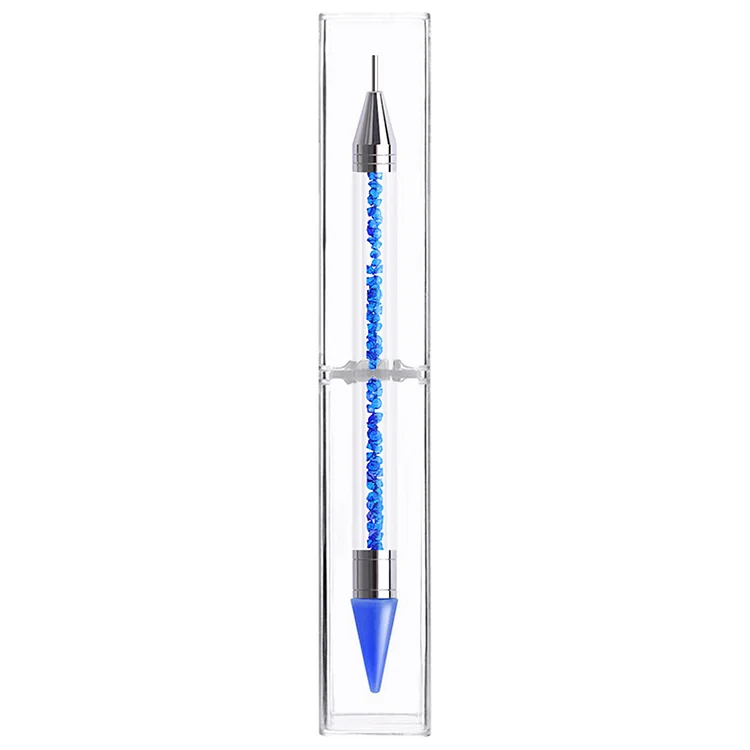 Dual Heads Acrylic Dotting Wax Pen Point Drill Picker Nail Art Studs Dotter