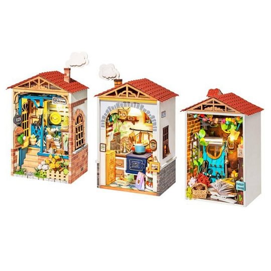  Robotime Online Rolife Mini Town Series Miniature Dollhouse Kits
