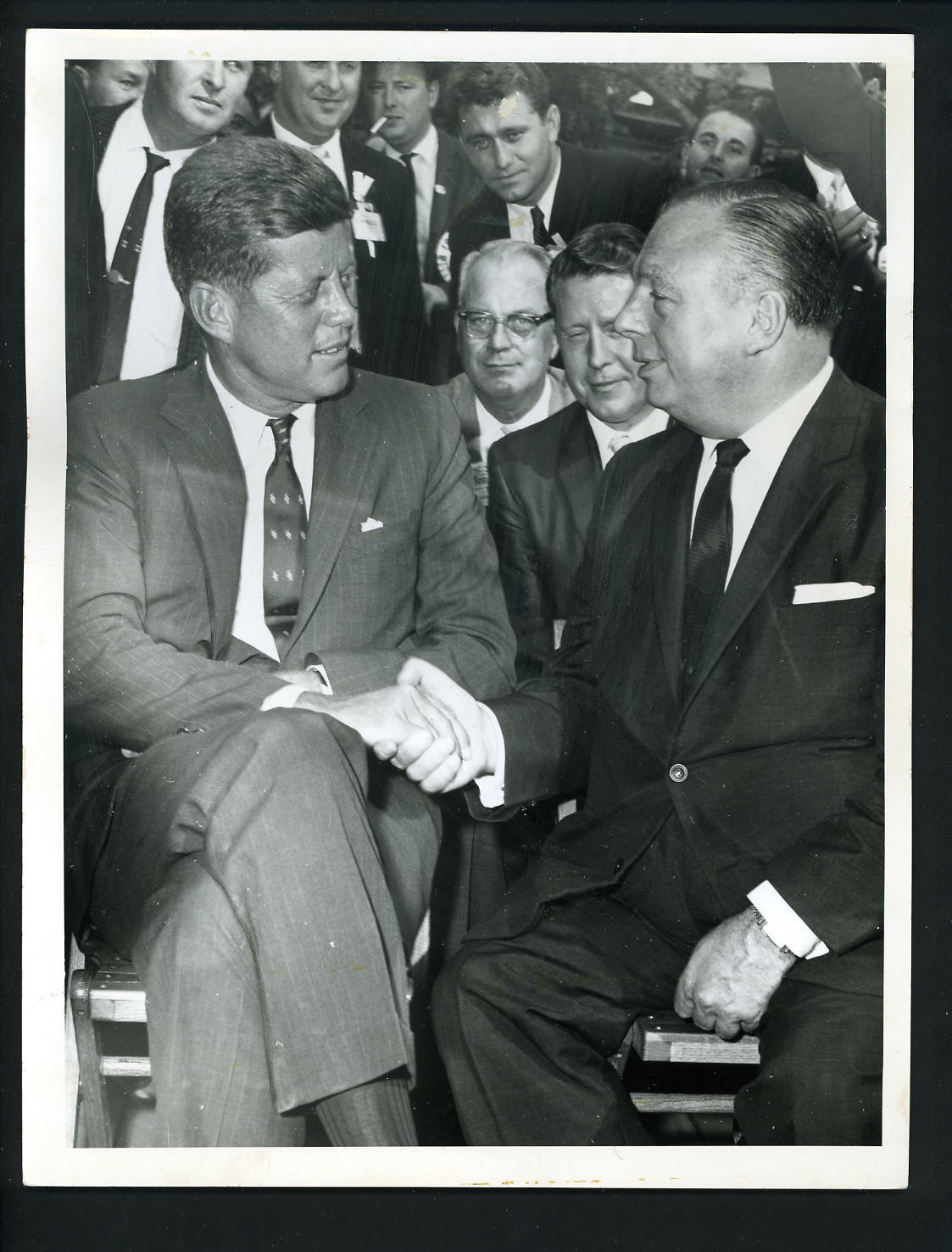 Presidential Candidate John Kennedy visits Ohio 1960 Press Photo Poster painting with RMY LOA