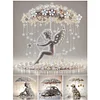 Chérubin parapluie d’art-peinture spéciale partielle au diamant-30*30cm