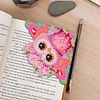 4PCS DIY Diamond Painting Corner Bookmark Kits (Pink Owl)