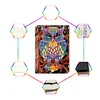 A5 5D Notebook DIY Part Special Shape Rhinestone Diary Book | Owl