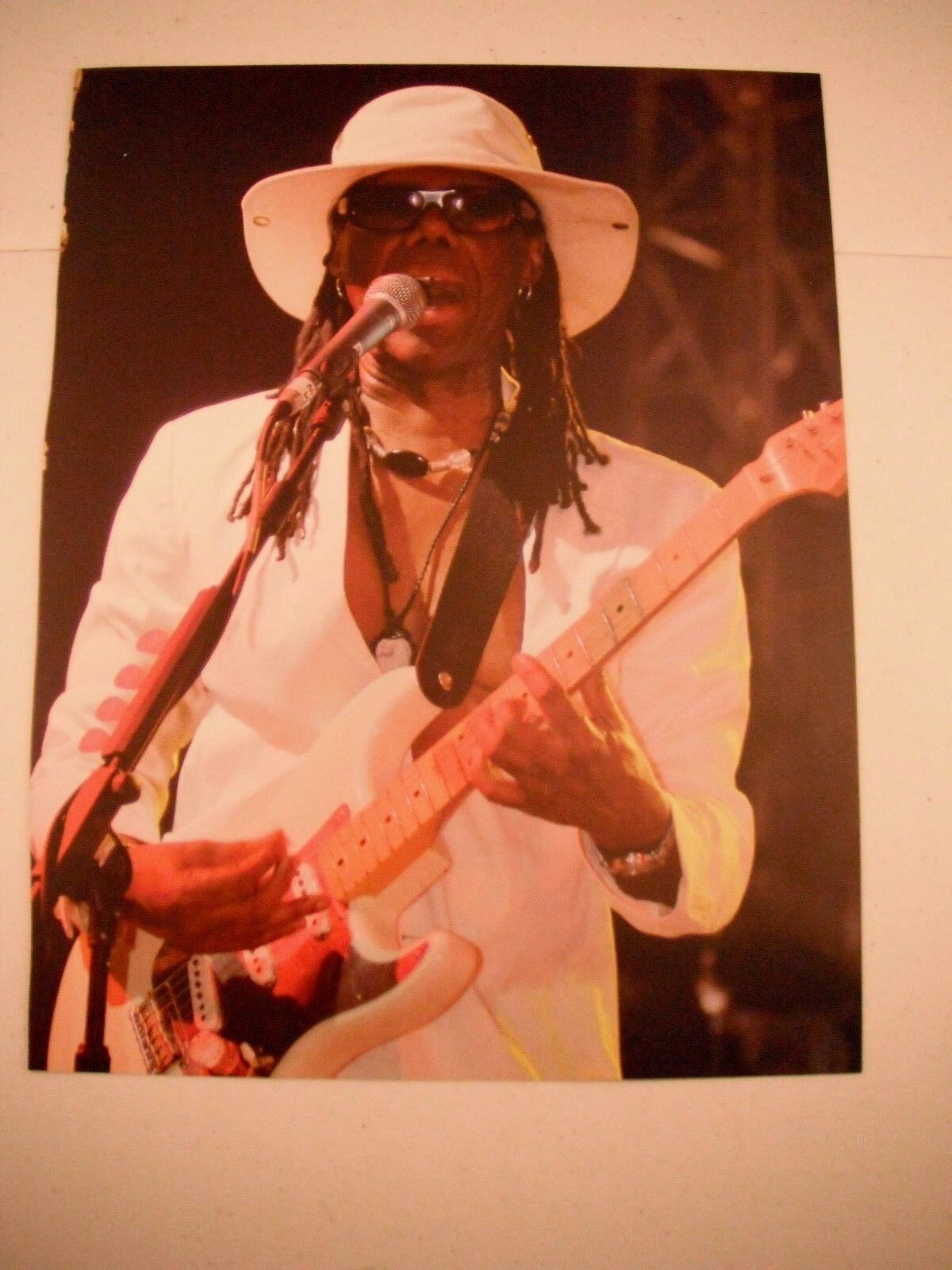 Nile Rodgers Guitarist 12x9 Coffee Table Book Photo Poster painting Page