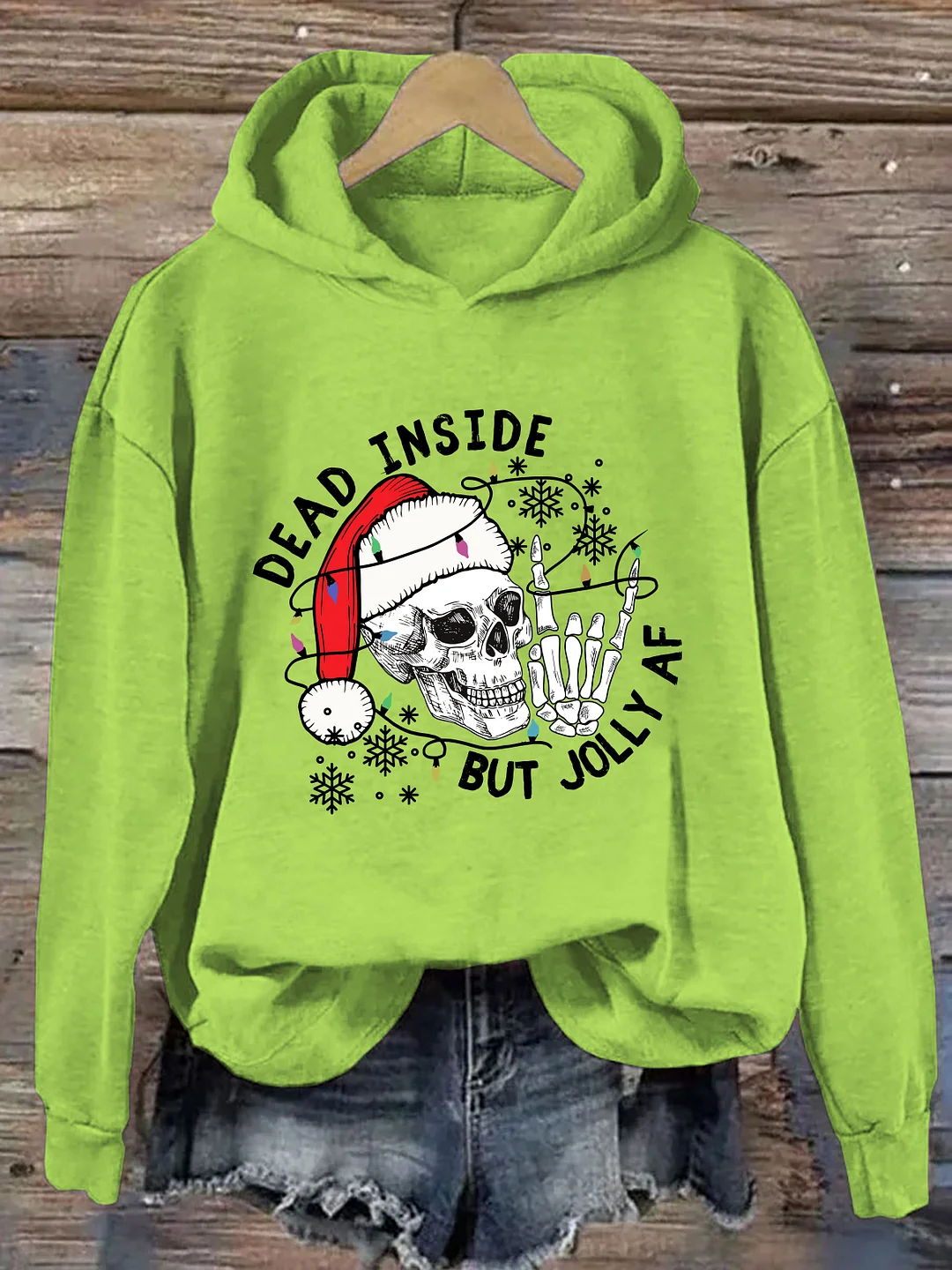 Dead Inside But Jolly AF Hoodie