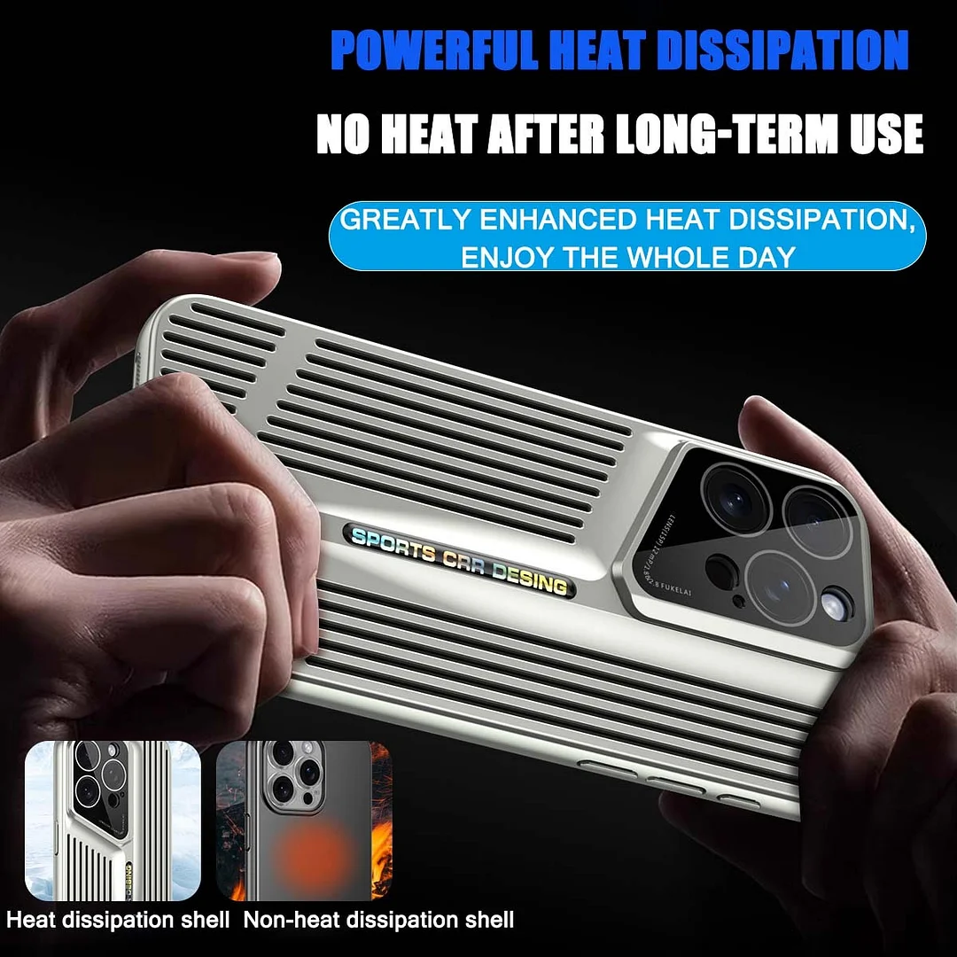 IPHONE14/15 series hollow heat dissipation breathable mobile phone case