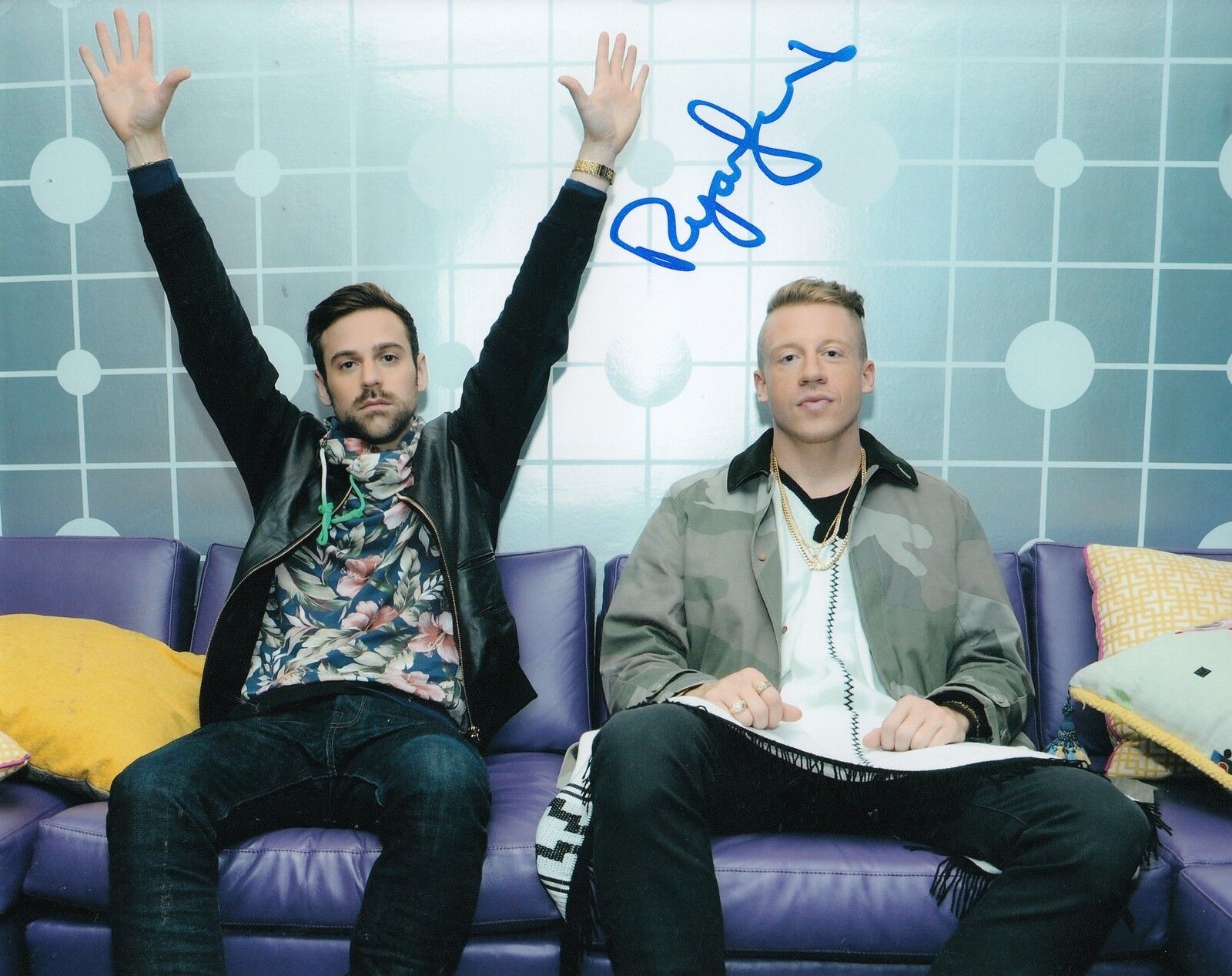 RYAN LEWIS signed (MACKLEMORE DJ) MUSIC RAPPER *SAME LOVE* 8X10 Photo Poster painting W/COA