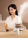 1.8L Air Humidifier with Night Light Double Spray Humidifier for Home Bedroom