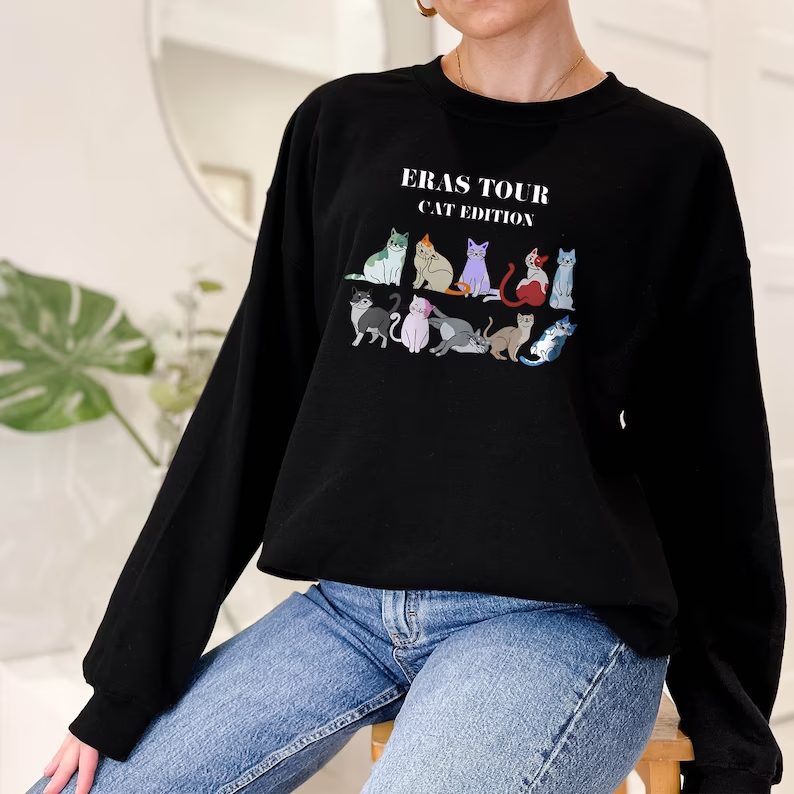 Taylor Eras Tour Cat Edition Sweatshirt