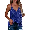 Women's Tank Top Lace Sequin Camisole Base Vest