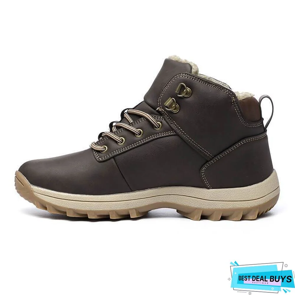 Men's Outdoor Thickened Warm Climbing Shoes