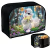 Diamond Painting Colorful Animal Toaster Cover for Kitchen