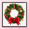 Christmas Wreath And Bow-11CT Counted Cross Stitch 40*40cm tapestrymarket