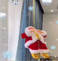 🎄 Electric Santa Claus - climbing rope