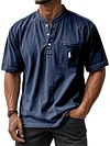 Men's Casual Pocket V-Neck T-Shirt