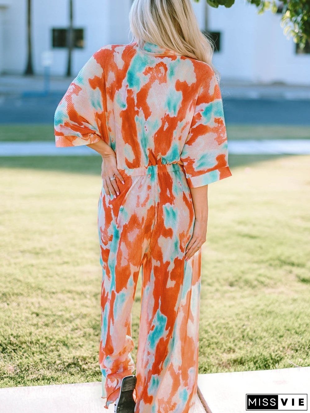 Casual Multicolor Printed Button Shirt Dress