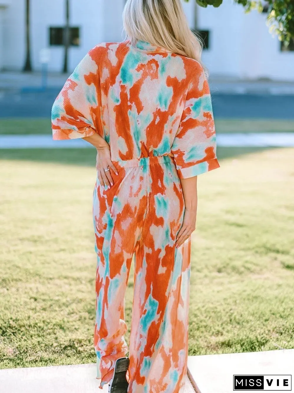 Casual Multicolor Printed Button Shirt Dress