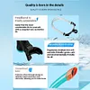 Semi-Dry Snorkel Diving Snorkel Tube One-Way Purge Valve for Snorkeling Swimming