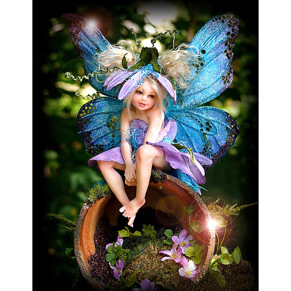 Elf-Round Diamond Painting-30*40CM